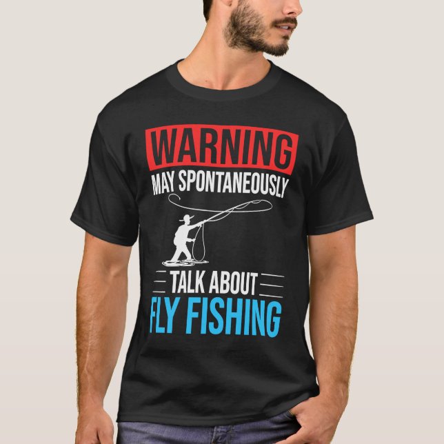 T-shirt Fly Fishing Flies Fisherman Rod Bait Reel Lures  2 (Devant)