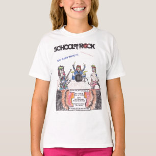 T-shirt Flyer Hard Rock des années 80