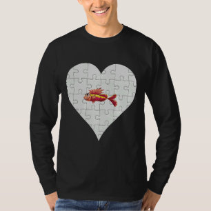 T-shirt Flying Fish Heart Flying Fish