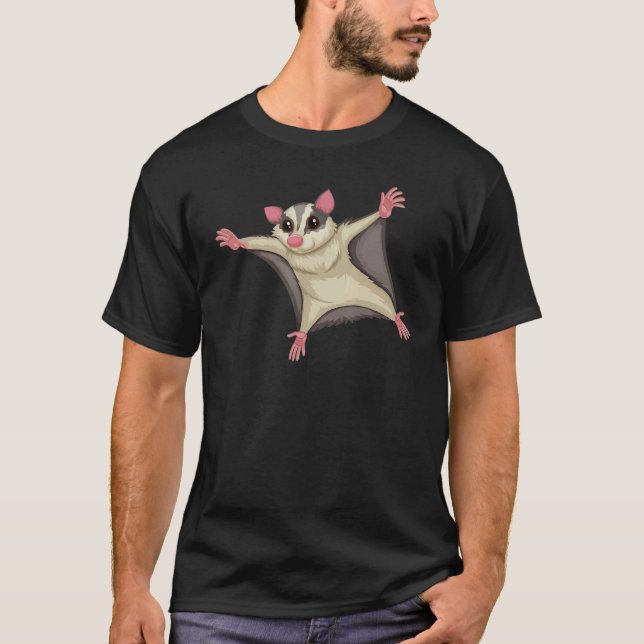 T-shirt Flying Kite Squirrel   Squirrels Animal   Graphic (Devant)