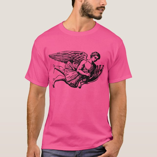 T-shirt Flying Musical Angel (Devant)