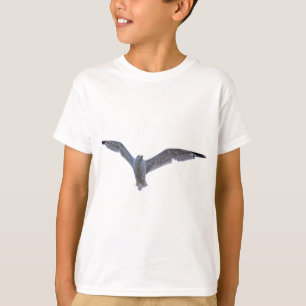 T-shirt Flying Sea Gull Wildlife Photo for Birlovers