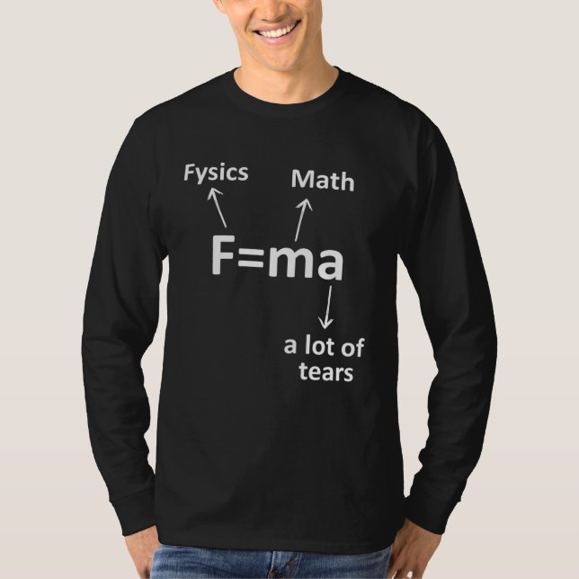 T-shirt Fma  Science  Idea Physicist Math Physics (Devant)
