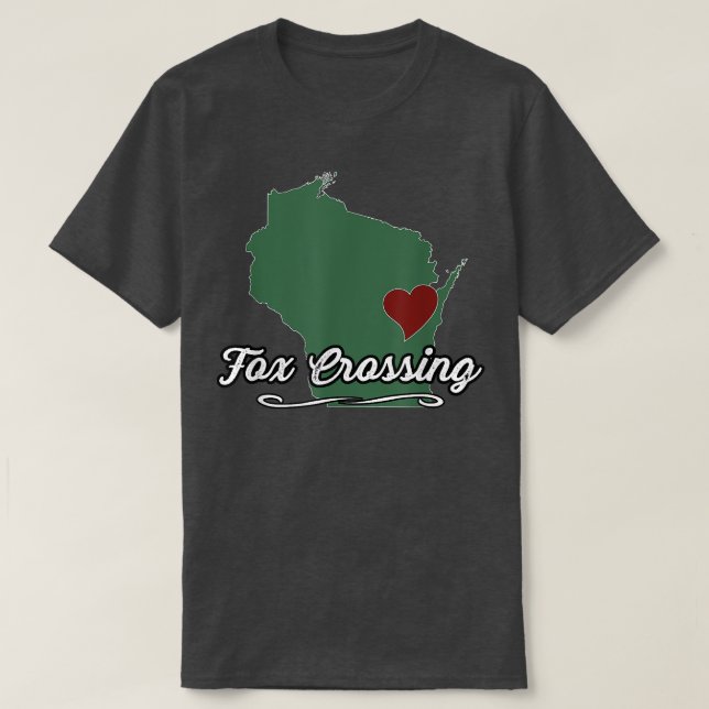 T-shirt Fo Crossing Wisconsinwi Usa City State Souvenir 18 (Design devant)