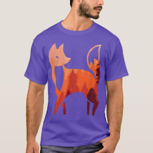 T-shirt Fo Forest Art Fo Animal Forest Nature Art Abstrait