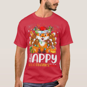 T-shirt Fo Lover Halloween Noël Joyeux Hallothanksmas