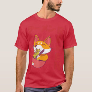 T-shirt Fo Ramen Anime Noodles Kawaii Japanese Sketching 