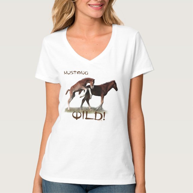 T-shirt Foals Wild Mustang  (Devant)