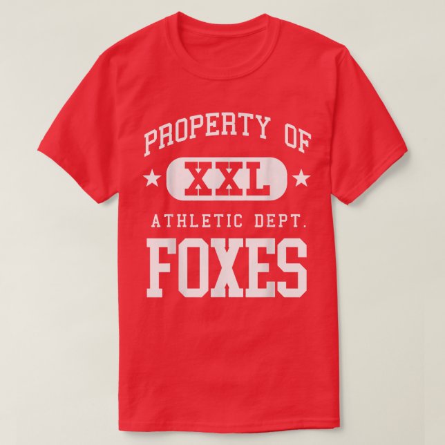 T-shirt Foes Xl Athletic School Property Funny 1783  (Design devant)