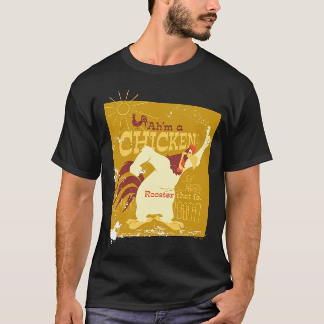 T-shirt Foghorn Ah est un poulet (Devant)