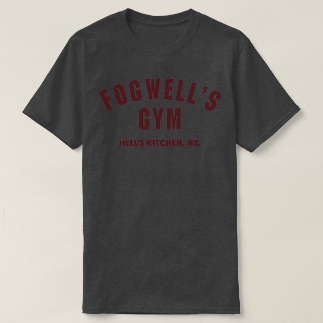 T-shirt Fogwells Gym Hells Cuisine (Design devant)