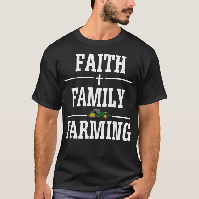 T-shirt Foi Agriculture familiale (Devant)