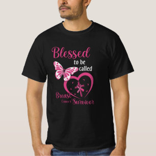 T-shirt Foi Béni d'être appelé le cancer du sein Survivant