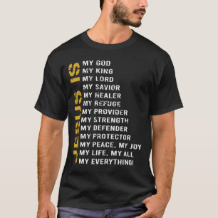 T-shirt Foi chrétienne Religion Jésus Lover Don Jésus