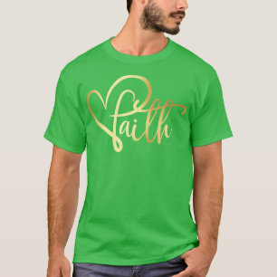 T-shirt Foi Coeur en Jésus Aimer Comme Jésus tenue pour Ch