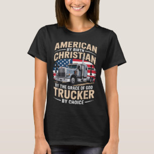 T-shirt Foi conduite et Jésus chrétien T de camionnage die