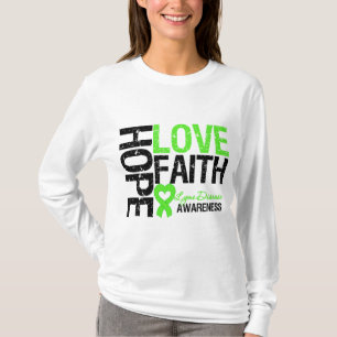 T-shirt Foi d'amour d'espoir de la maladie de Lyme