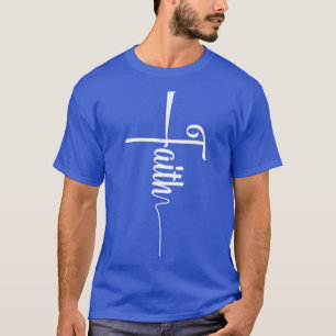 T-shirt Foi en police incurvée Illustration 6