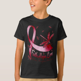 T-shirt Foi Espoir Amour Anévrisme Cérébral Sensibilisatio