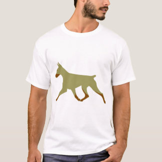T-Shirt - Foi hachée et Doberman Gait rouille