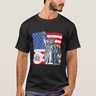 T-shirt Foi Liberté familiale Quatrième juillet Patrioti a