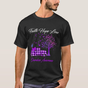 T-shirt Foi papillon Espoir Amour Surdose Sensibilisation