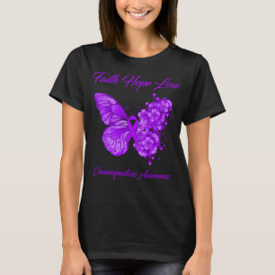 T-shirt Foi papillon Hope Love Craniosynostosis