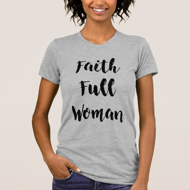 T-shirt Foi-Pleine pièce en t d'encolure ras du cou de (Devant)