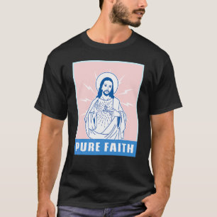 T-shirt Foi pure Église Jésus-Christ Religion Catholique