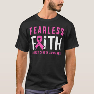 T-shirt Foi sans peur Sensibilisation au cancer du sein