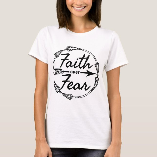 T-shirt Foi sur la peur (Devant)