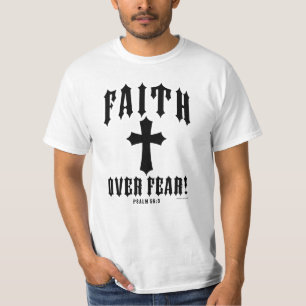 T-shirt Foi sur la peur Psaume 56:3