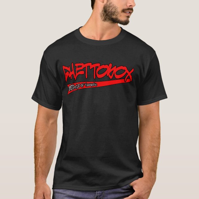 T-shirt "Folâtre" la chemise noire (Devant)