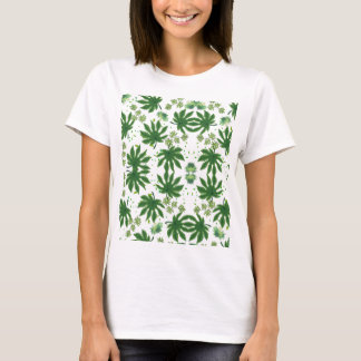T-shirt Folhas Verdes