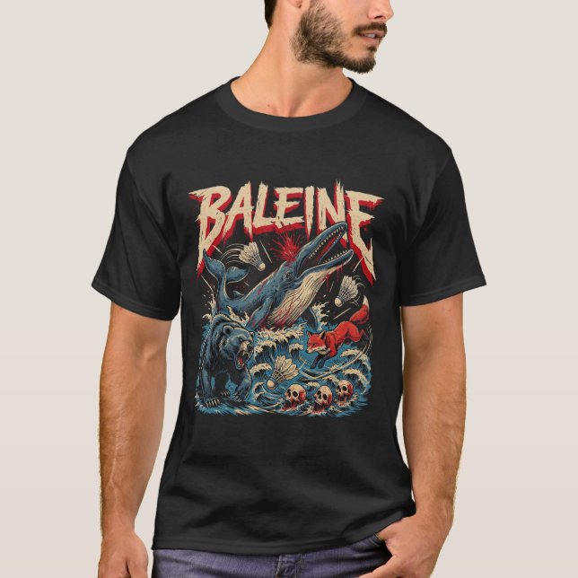 T-shirt Folie de faune sauvage (Devant)