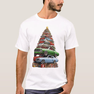 T-shirt Folie de voiture Arbre de Noël Muscle classique Vo