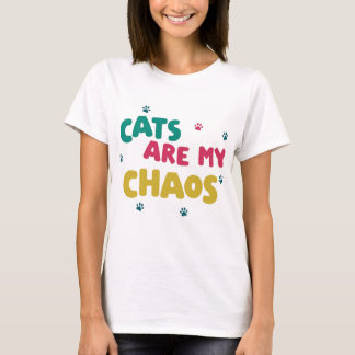 T-shirt Folie des Amoureux des Chats : Une Confession Colo