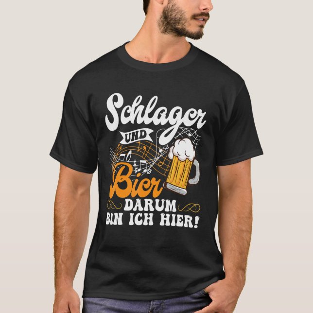 T-shirt Folk Music Party, tenue de Village Festival German (Devant)
