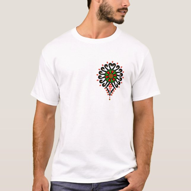 T-shirt Folk pattern of Polish highlanders - Parzenica (Devant)