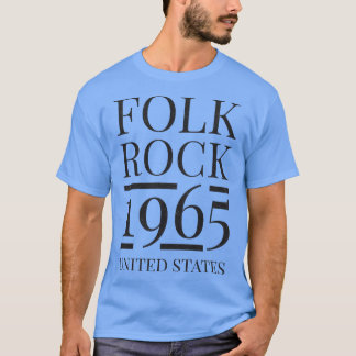 T-shirt Folk Rock 1965 Vintage