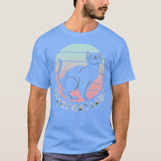 T-shirt Folle Dame de Chat Chat Merch Design9