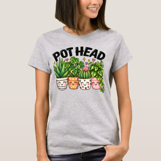 T-shirt Folle de plantes - Humour de plante en pot mignon