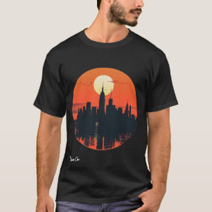 T-shirt foncé basique pour hommes