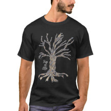 T-shirt foncé basique pour hommes