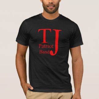 T-shirt foncé de bande de TJ