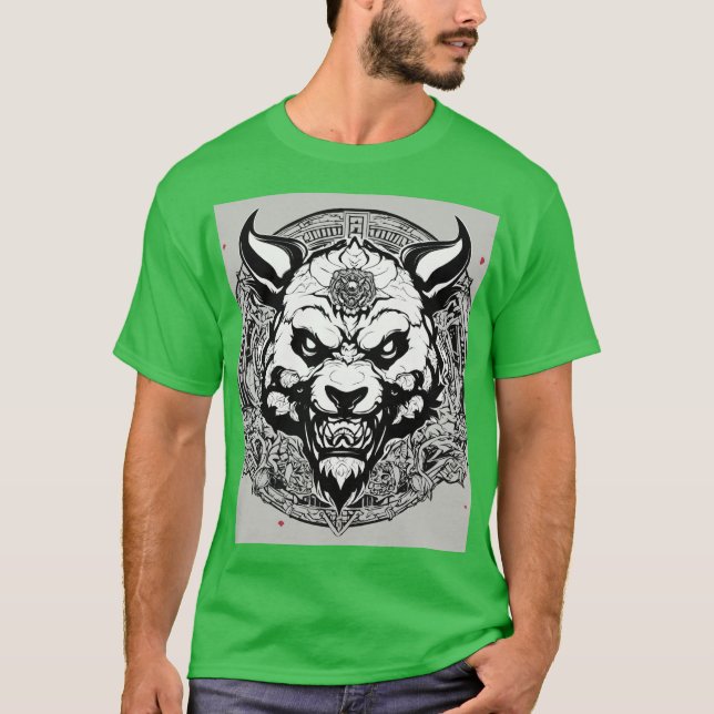T-shirt foncé de base (Devant)