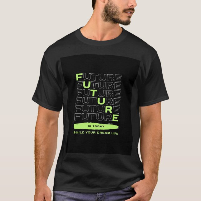T-shirt foncé de base (Devant)