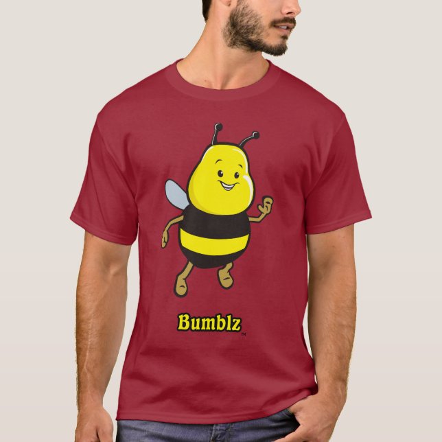 T-shirt foncé de base de Bumblz (Devant)
