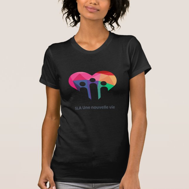 T-shirt foncé pour femme  (Devant)
