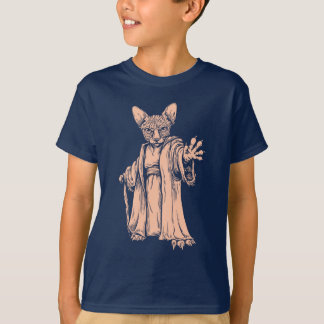 T-shirt foncé principal de Sphynx pour des enfants